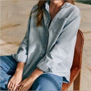 Sezane The Max Shirt Sz 36